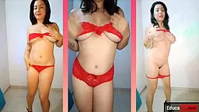 Lauxnow Striptease Teasing Perfect Tits Dancing In Heels.