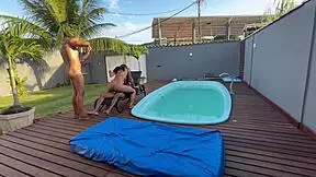 Brunette Babe Can't Resist Horniness Slips Inside Without Condom Even In Hair!