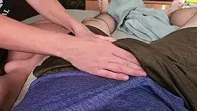 Horny Wife Gives Sloppy Wet Blowjob