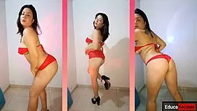 Lauxnow Striptease Teasing Perfect Tits Dancing In Heels.