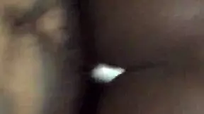 young gorgeous ebony teen with big ass gets horny and cums on monster cock