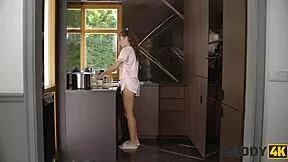 Daddy4k Young 18+ Skinny Girl Was So Nice So She Showed Her Boyfriends Stepdaddy What The Real Deepthroat Is