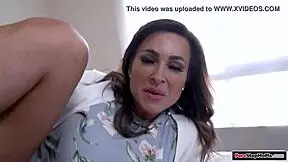 stepson bangs his stepmom and stepsister in intense threesome