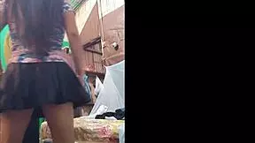 Brunette milf and stepson explore sexual fantasies in homemade fun