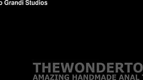 Nuria Millan tests handmade Khun size XL with anal fisting