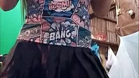 Brunette milf and stepson explore sexual fantasies in homemade fun