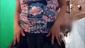 Brunette milf and stepson explore sexual fantasies in homemade fun