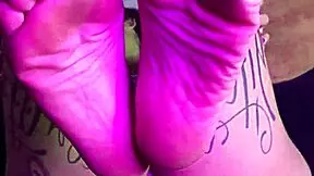 Fetish Brazilian Tattooed Woman with Huge Ass and Tits