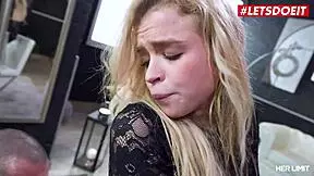 Herlimit - Alexa Flexy and Luca Ferrero - young girl with big booty endures intense anal pounding