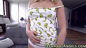 does this teen's tight ass get pounded while sucking that long cock