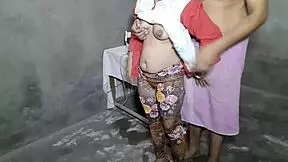 Indian beautiful milf maid tight ass fucked by owner with hindi audio