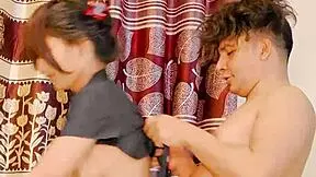 Sistya fucks his stepbrothers girlfriend at home in desi sex