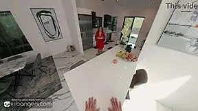 Feel your fingers in this cute redhead girlfriend's wet pussy in VR! 😍