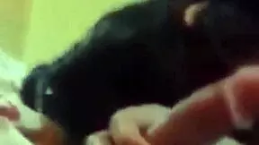 She loves getting watched while sucking her boyfriend's cock