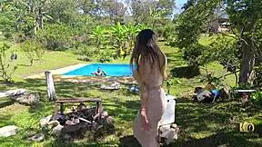 I-I saw the boss fuck the worker from the pool, big tits everywhere.