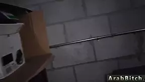 Chinese Arab Drops Booty Outside Base For Hardcore Action!