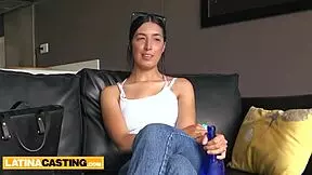 amateur latina teen 18+ cowgirl riding american big cock after hot massage sex.
