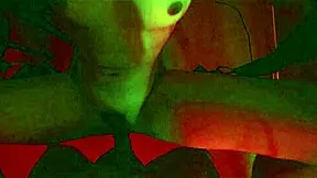 Quickie dungeon sex with Jade Wilde involves moaning doggystyle and deepthroat action.