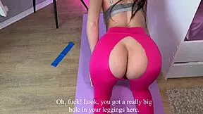 my workout got interrupted when my roommate fucked my ass