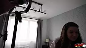 I scouted Alisa Horakova for her saggy tits and hairy pussy fuck.