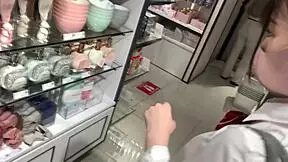 Cute honor student squirts