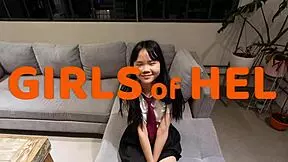 Horny petite teen seducing stepdad for late night sex?