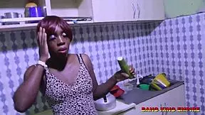 Caught my sex-addicted wife masturbating with dildo!