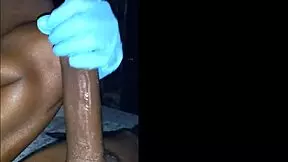 Pretty Girl Gives HANDJOB With Spit! Cum Covered And Deepthroat!