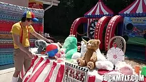 Intense Wrestling Match with Bella the Strongest Woman