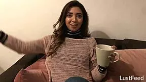 homemade sextape with my adorable mexican girlfriend frida sante getting fucked in doggy. she moans passionately