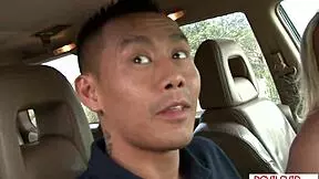 big tits blonde cougar picking up college bitchboy to fuck