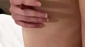 russian brunette with dirty talk and sexual fantasies masturbates ass rubs small 18+ tits double fingering pussy and ass