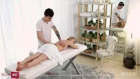 Teen Blonde Massage Session Leads To Intense Fucking