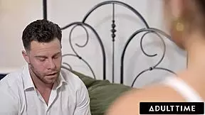 Hey, this petite babe Ryan Reid loves sensual sex with her big dick boyfriend, they say