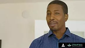 Nuru massage - former babysitter gives a hot massage to an old client 😘