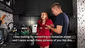 stepmom gives me a blowjob instead of food