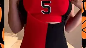 Busty Cheerleader Plays With Her Huge Jugs - Ivy Flores