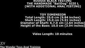 Rousse Black Testing The Handmade Balldog Size L With Additional Anal Fisting Twt365