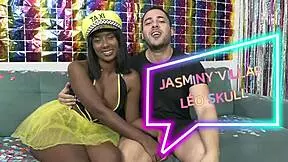 जैस्मिनी विलार को कार्निवल में बड़े काले लंड से जोरदार गांड मारी