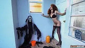 halloween glory hole for black hottie?