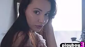 skinny european teen 18+ elilith noir posing naked after posing in hot clothes