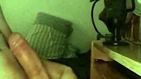 jerking off on a rainy day with monster cock 😏