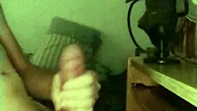 jerking off on a rainy day with monster cock 😏