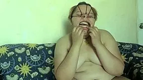 i fuck her face and cum on her nose