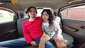 'Are you roughly fucking a petite sexy Colombian teen in a moving car for the first time?'