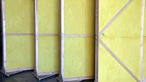 tanya davis casually gets railed in the work room