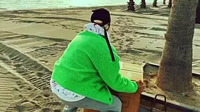 tourist hard fucks teen girl from beach storage box she fucked his ass anal gape used huge dildo and they pissed each other