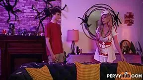 Jodie'S Limp Costume Ignites Ellie's Hot Halloween Desire