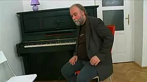 Young Hottie Licked By Old Boy In Hardcore Russian Session