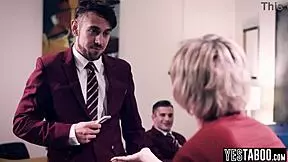 Horny Students Gangbang Huge Tits BBW Mature Teacher In Classroom